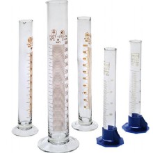 Комплект мерных цилиндров стеклянных(5 видов)