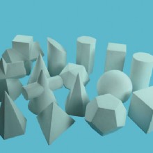 геометрическая твердых модели (15 шт.)