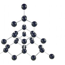 Модель кристаллической решетки алмаза