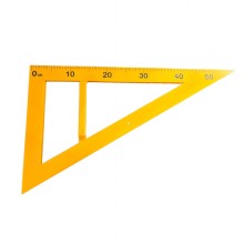 Угольник классный пластмассовый (30 и 60 градусов )
